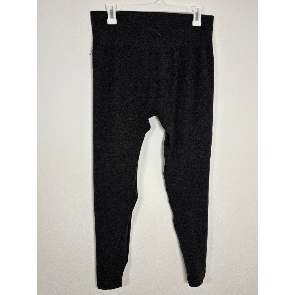 Feathers Maternity‎ Charcoal Gray Heather Seamless High Waisted Leggings O/S